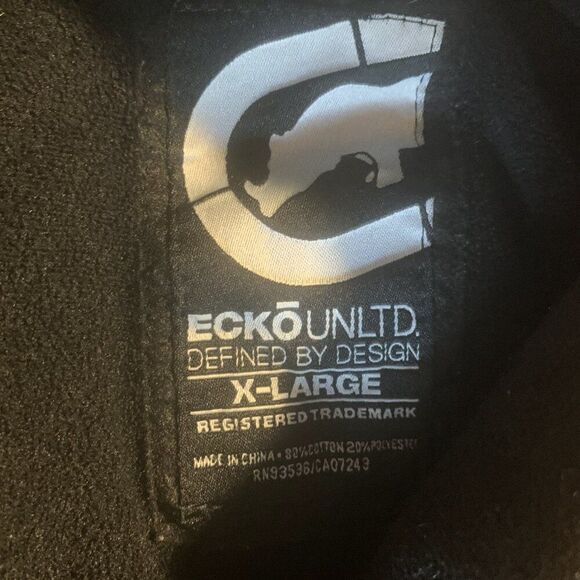 Y2K Baggy/Heavy Ecko Unltd FullZip Jacket - Picture 4 of 5